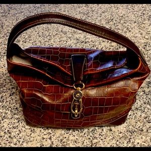 DOONEY & BOURKE Leather, Animal Print, Hobo Bag.